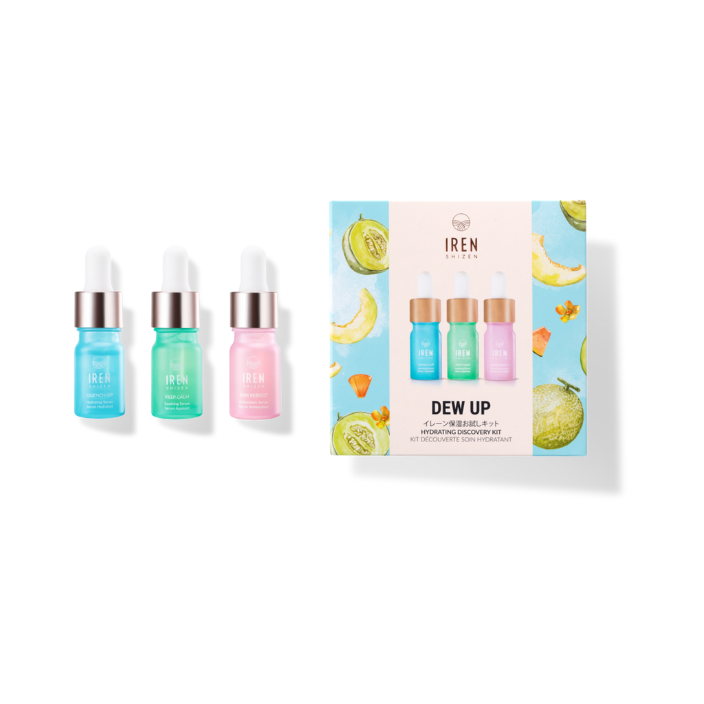 Korean DEW UP Hydrating Discovery Kit, featuring customized skincare.