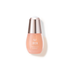 A bottle of Fast Bundle's "Mix & Match" serum with a peach hue and a metallic cap against a white background.